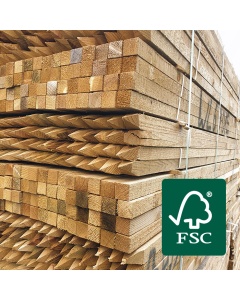 FSC&reg; Certified Softwood Square Sawn Tree Stakes