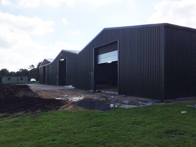 British Hardwood Tree Nursery New Shed