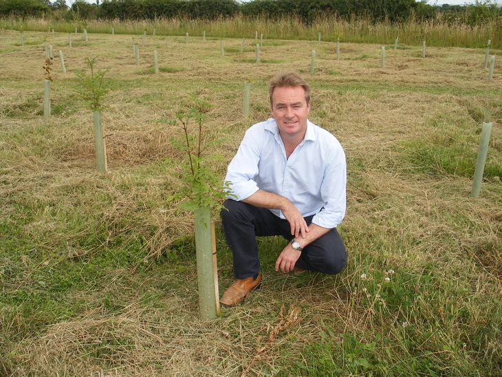 Andrew Henderson in BHT's Jubilee Wood 